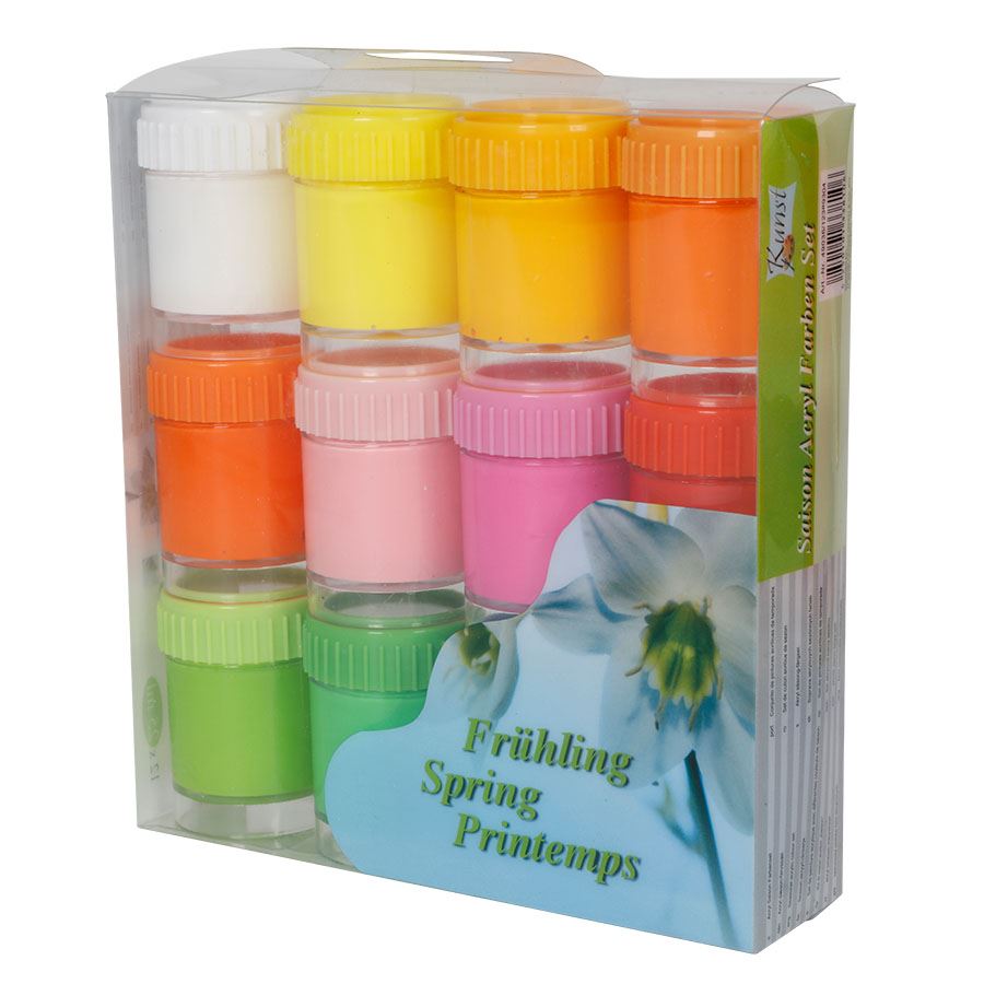 Acrylfarben-Set Frühling 12x25ml