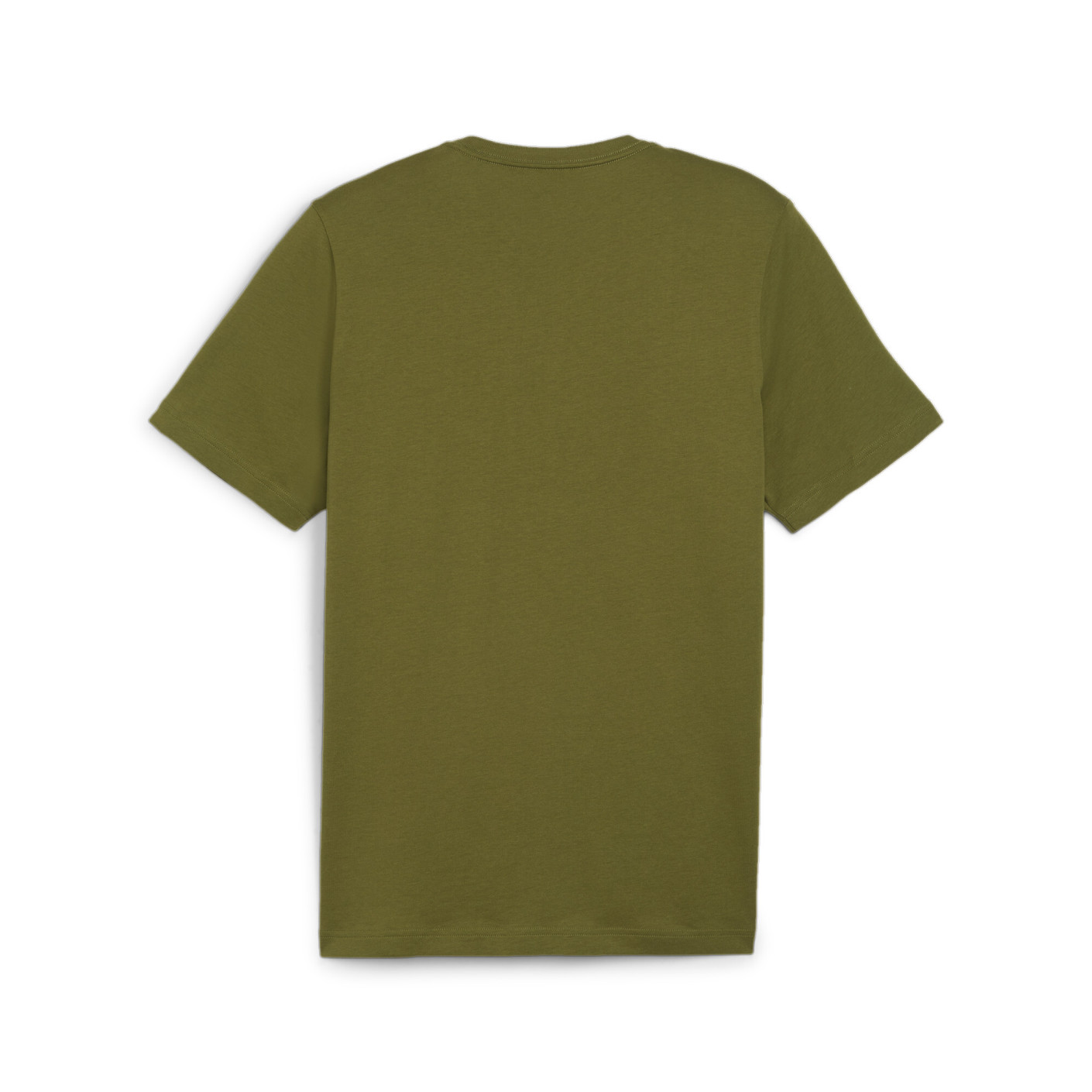 PUMA Essentials Logo T-Shirt Olijfgroen Zwart