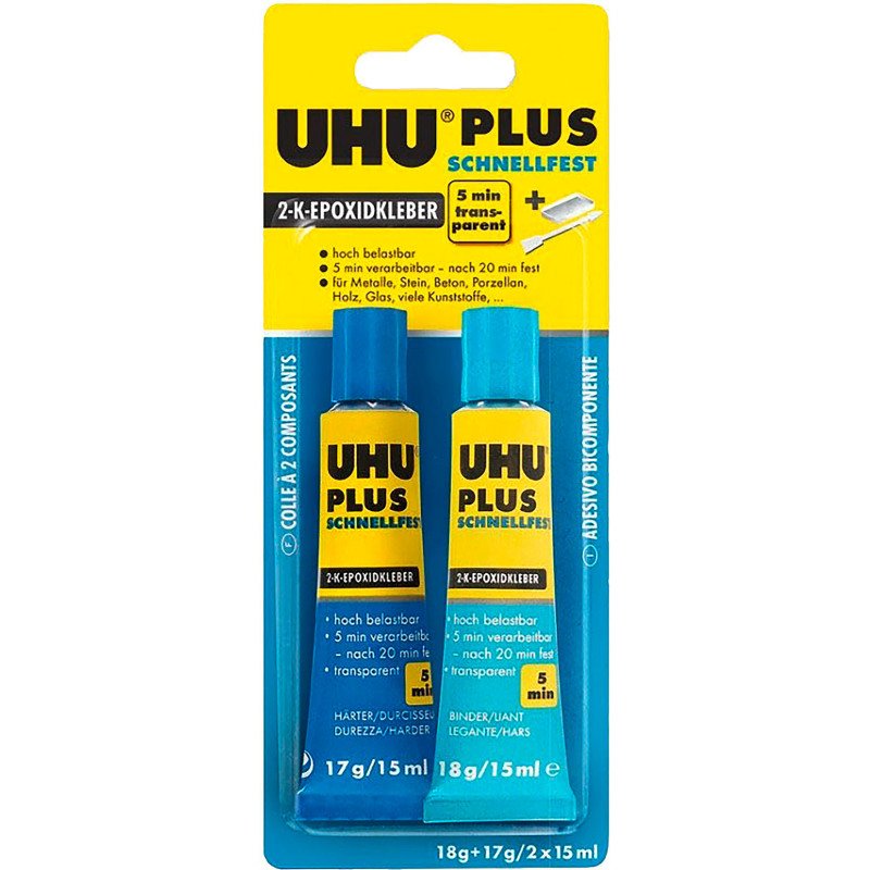 Colle à 2 composants plus adhérence rapide, tube de 35 g