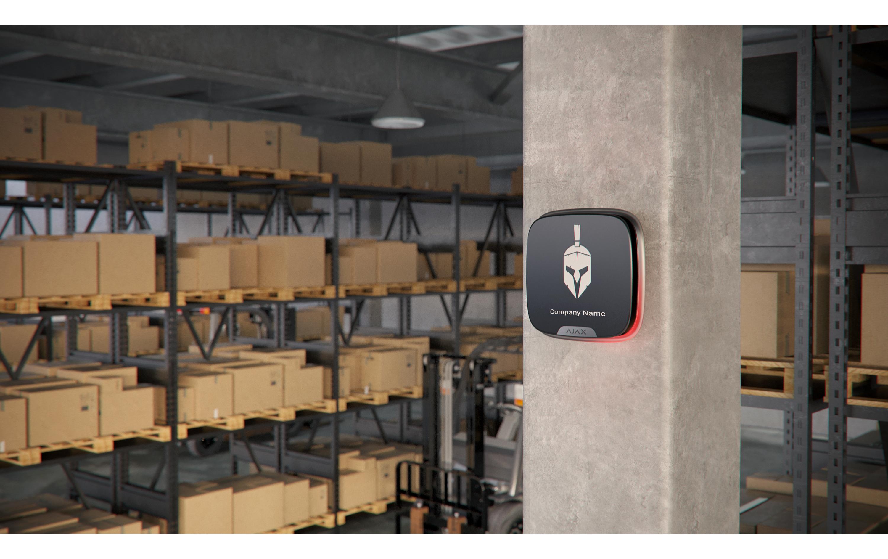 Brandplate StreetSiren Doubledeck 10 Leerplatten, Schwarz<br>Individuell gestaltete Frontplatte für StreetSiren DoubleDeck Sirenen