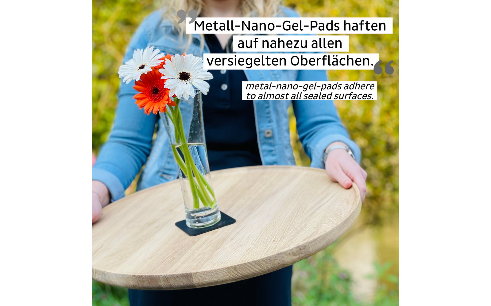 silwy® Magnet-Bier-Kristallgläser mit Untersetzer 4-tlg. (330 ml)