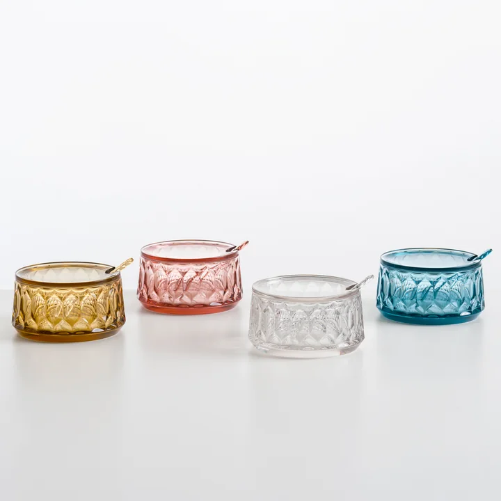 Kartell - Jellies Zuckerdose, glasklar