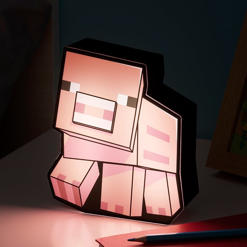 Minecraft - Gris Lampe - Paladone - 16 CM