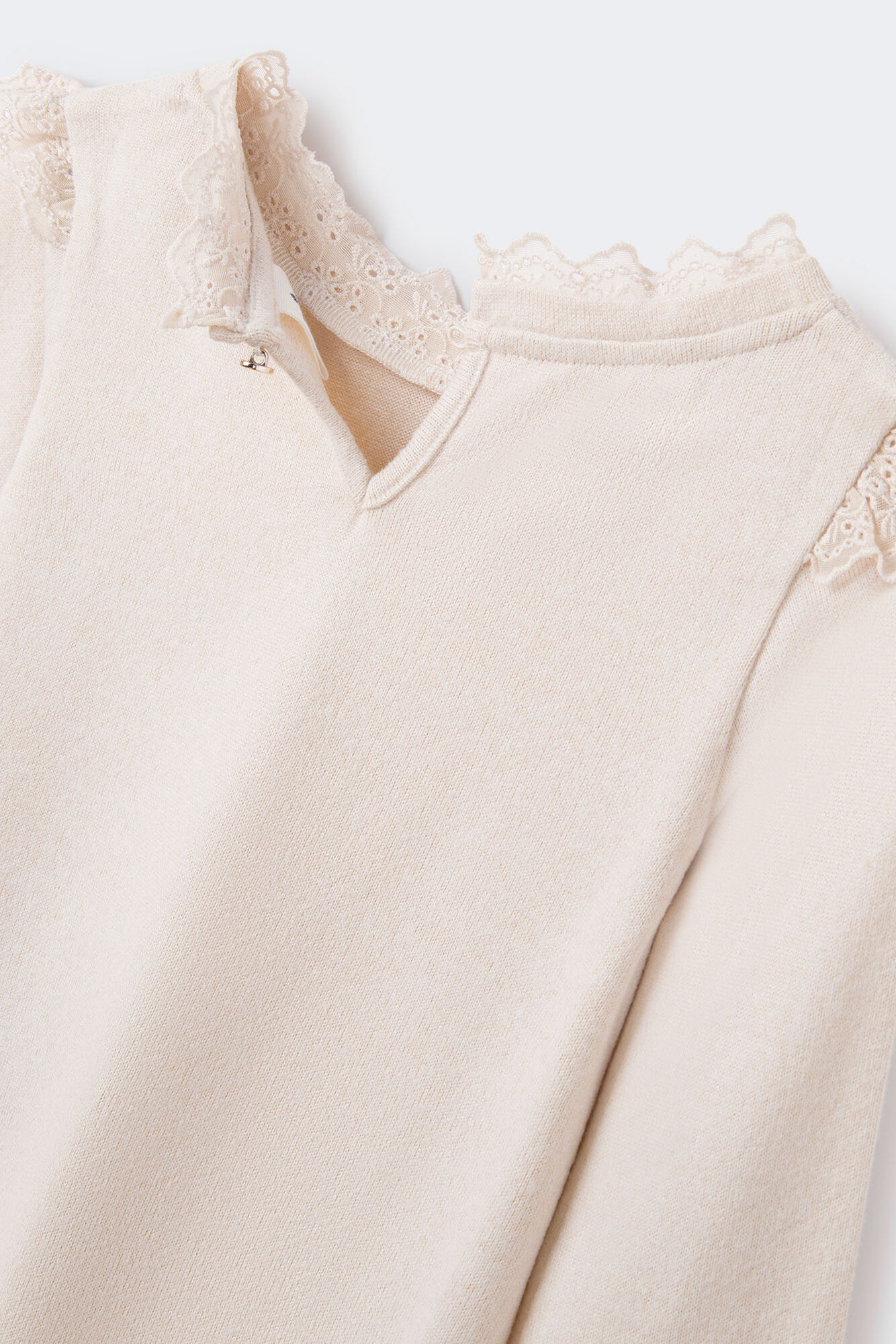 Camiseta suíça bordada para meninas