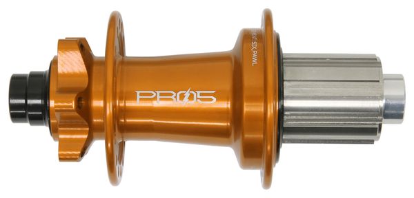 Moyeu Arrière Hope Pro 5 e-Bike 32 Trous | Boost 12x148 mm | 6 Trous | Orange