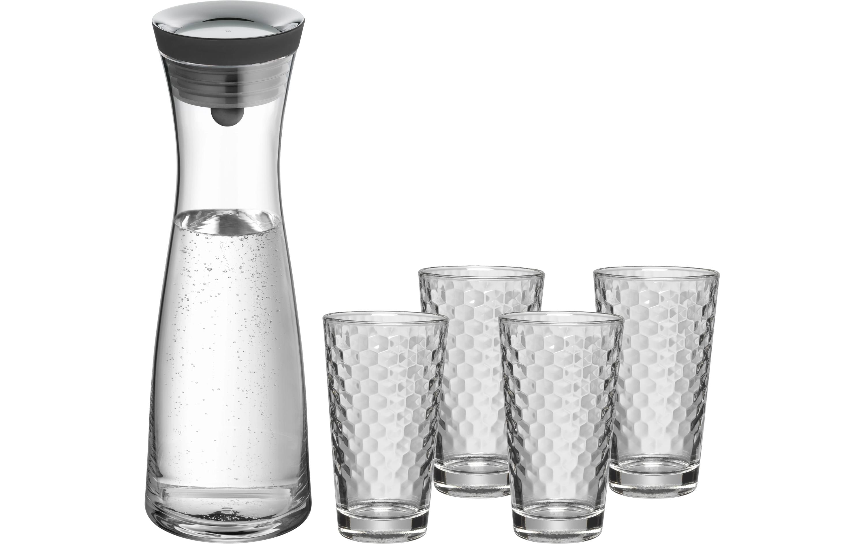 Karaffe inklusive 4 Gläser 1 l, TransparentKaraffen-Set
