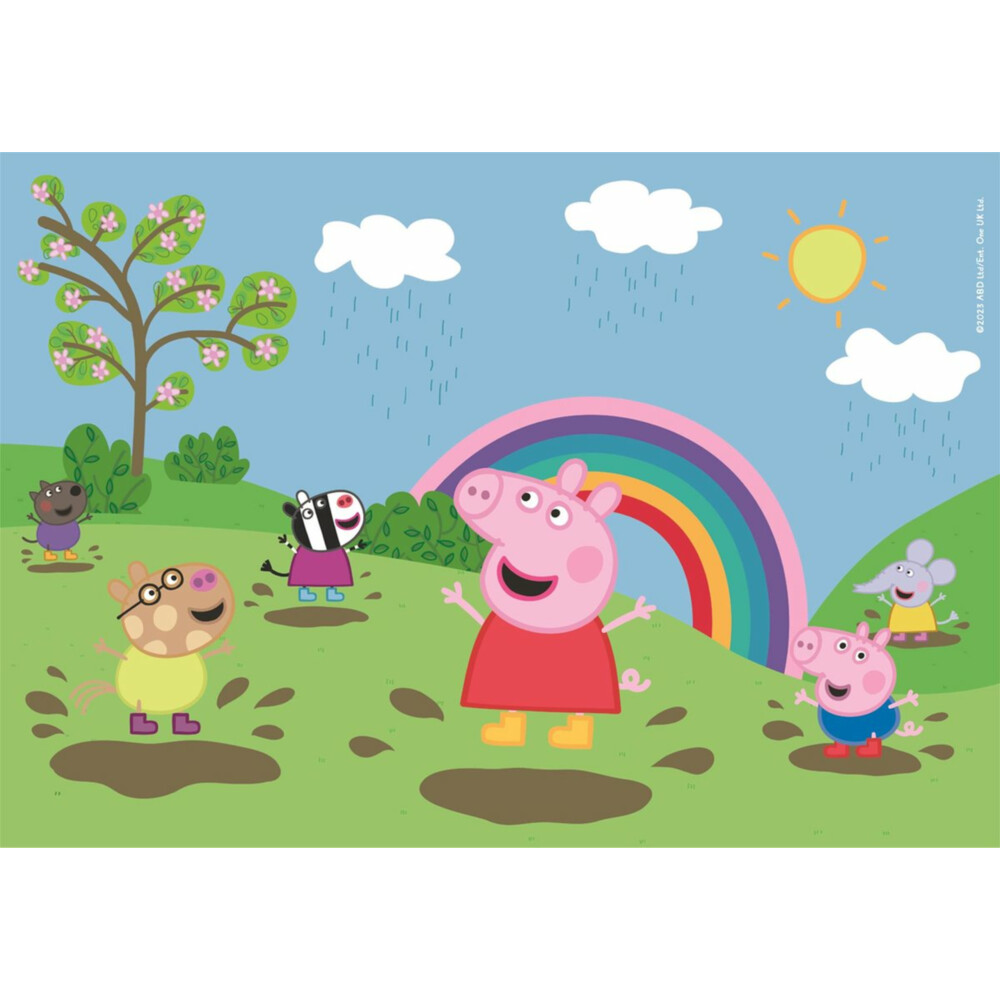 Clementoni Puzzel 2x60 Stukjes Peppa Pig