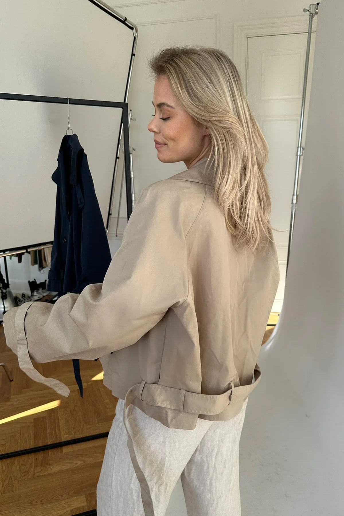 BYIC Almaic Trenchcoat lbeige light beige