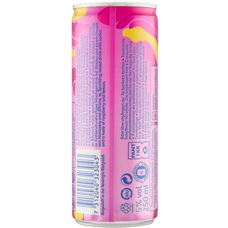 Absolut Raspberry lemonade