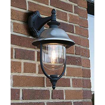 Konstsmide buitenlamp Parma zwart down