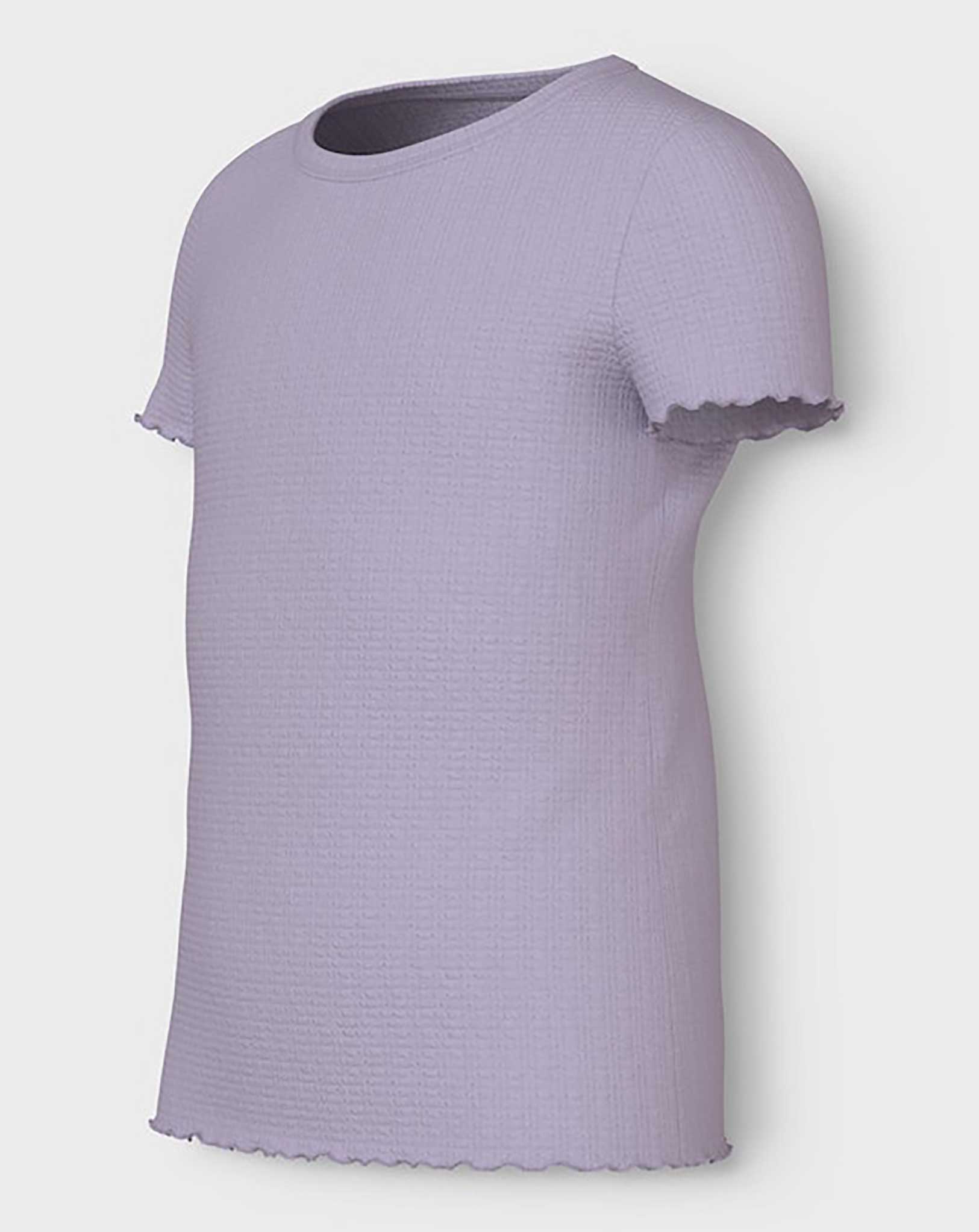 T-Shirt NKFVIBSE CRINCLE in orchid petal