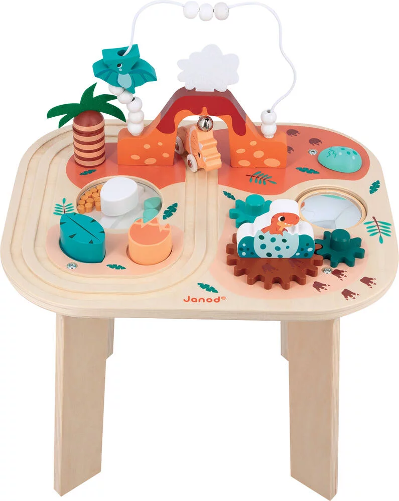 DINO - TABLE D'ACTIVITES DINO EN BOIS