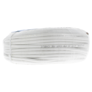 Q-Link UTP kabel CAT5 AWG26 50 meter wit