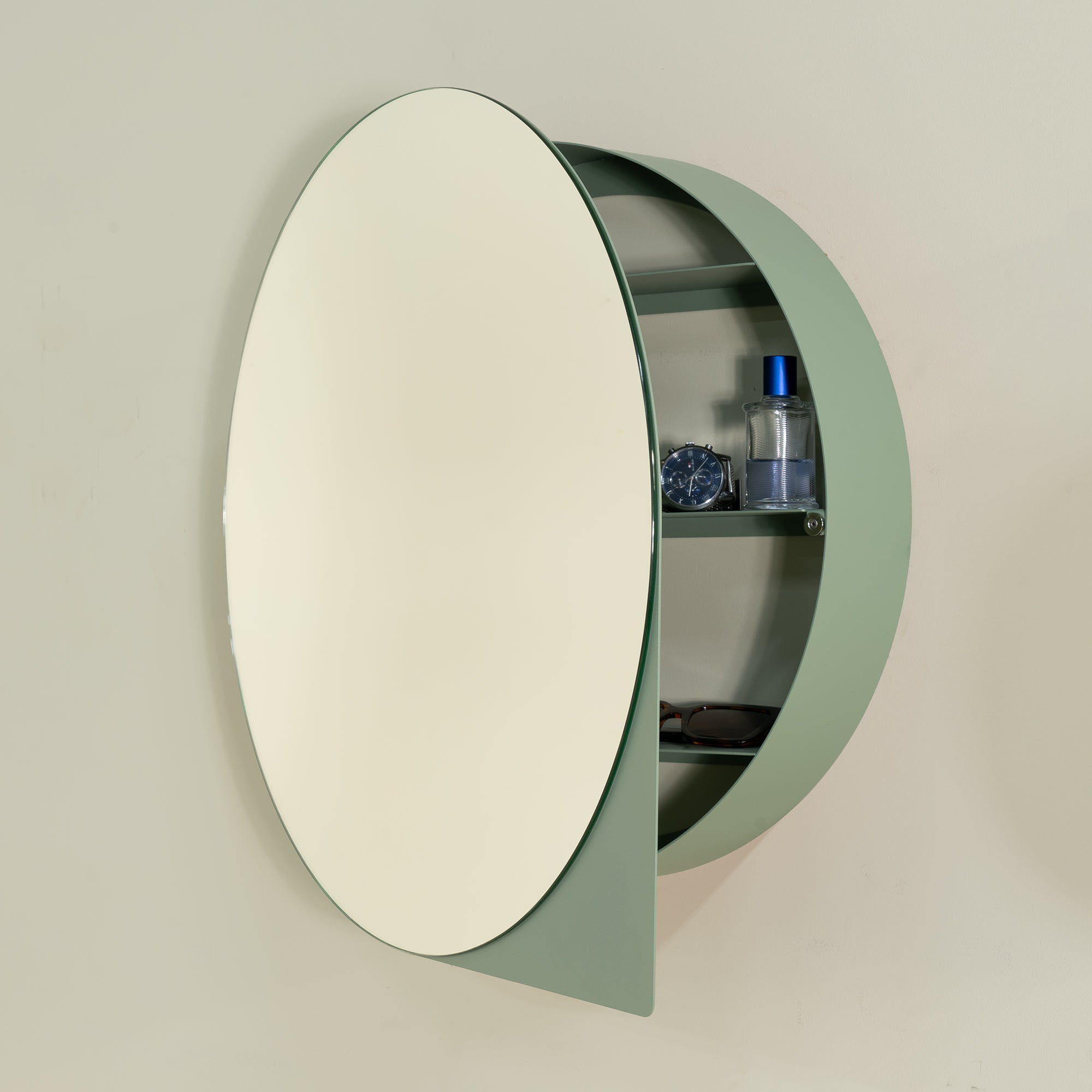 Spinder x BUDDE spiegelkast Sonnet L - Dusty Green