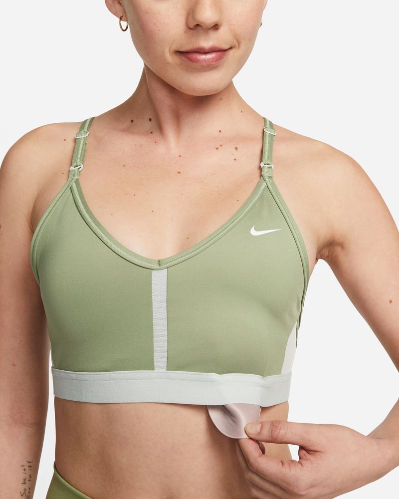 Brassière Nike Indy Vert Mousse pour femme