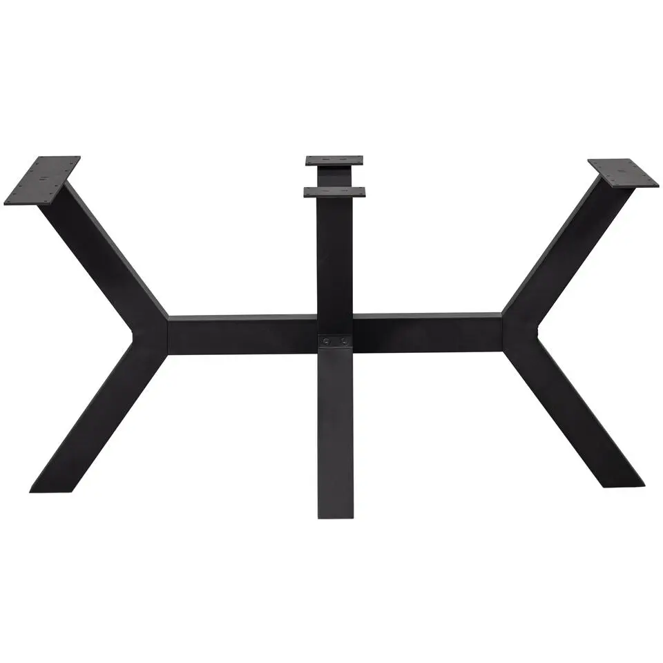 WOOOD Tablo Tafelpoot - Metaal - Zwart - 75x79x71