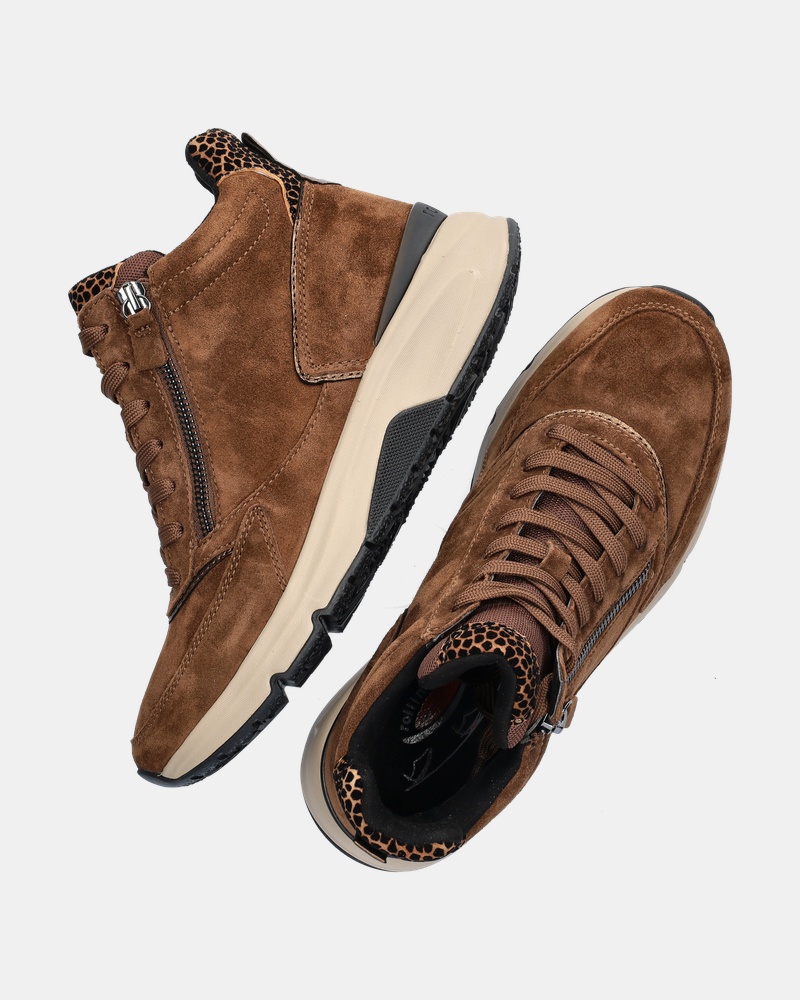 Gabor Rolling Soft Hoge sneakers  - bruin