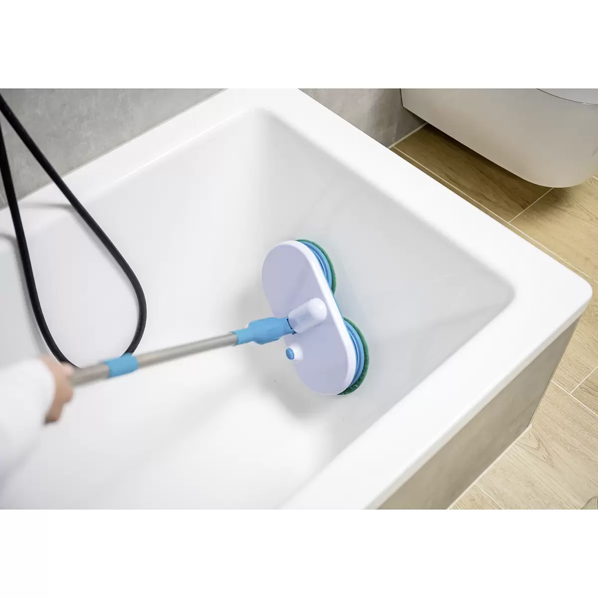 Elektro-Mop Hurrican Floating Mop weiss,blau