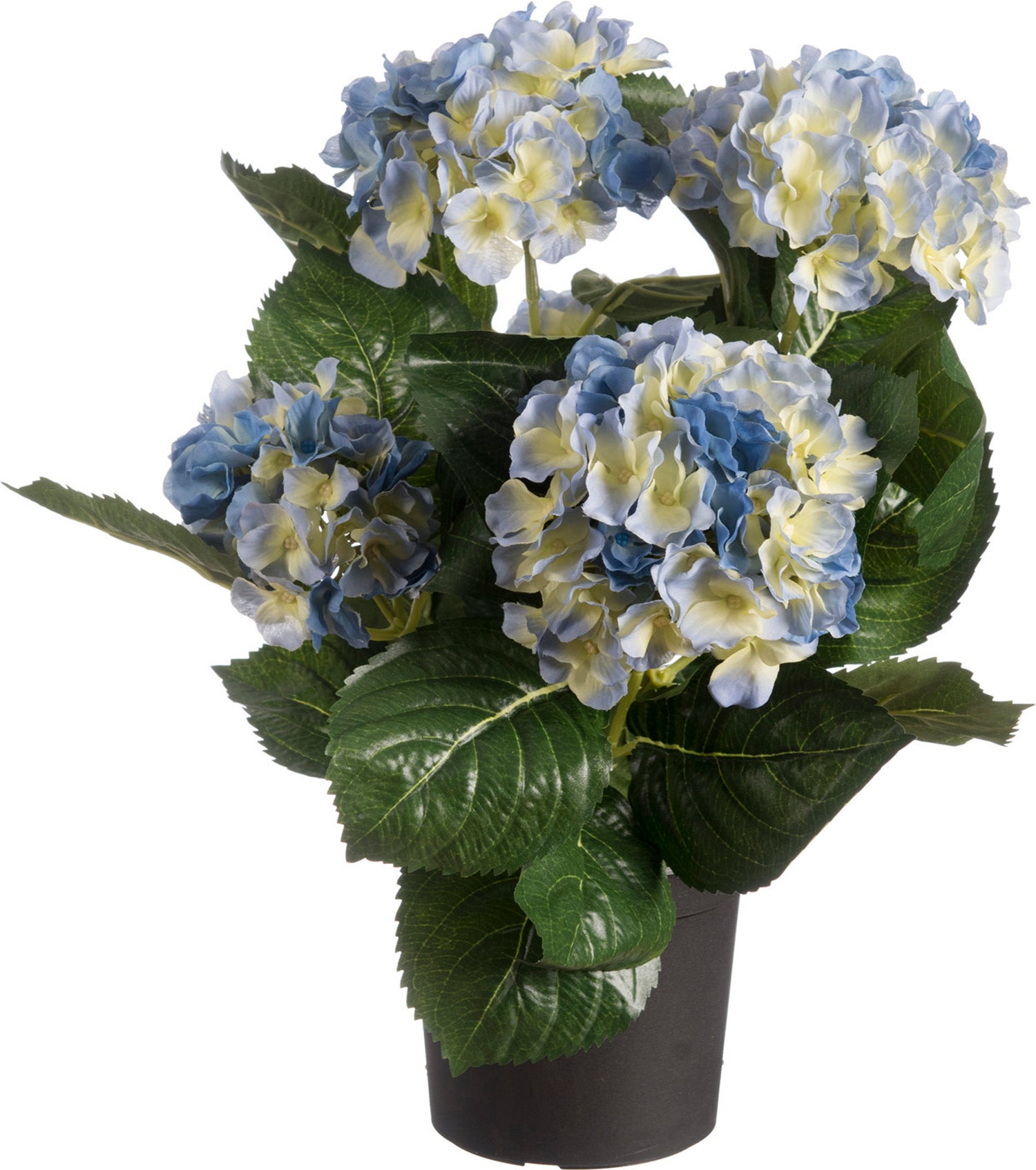 Louis Maes kunstplant Hortensia blauw D 24 H 44 cm