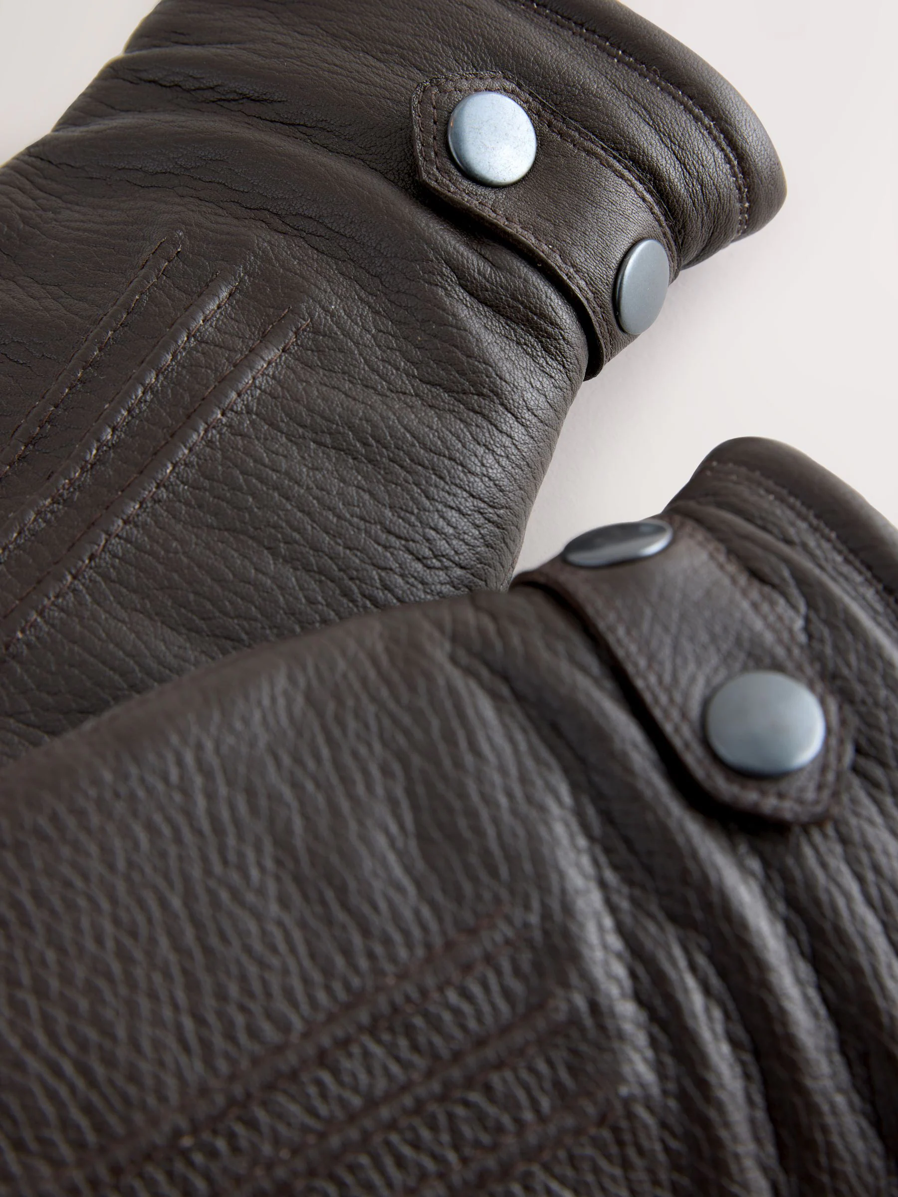 Chocoladebruin - Leren handschoenen