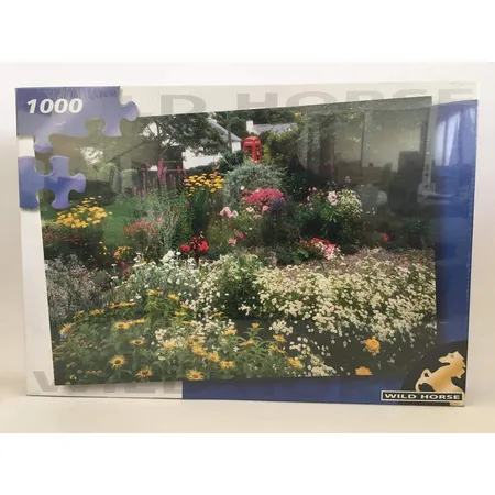 Wild Horse Puzzle MotivBlumen Garten 1000 Teile