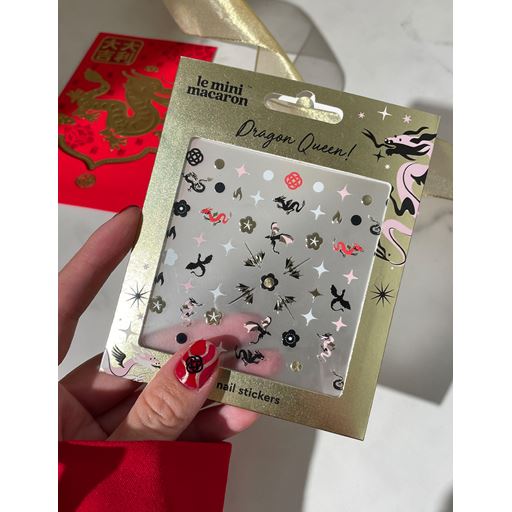 Le Mini Macaron Mini Nail Art Stickers, Dragon Queen