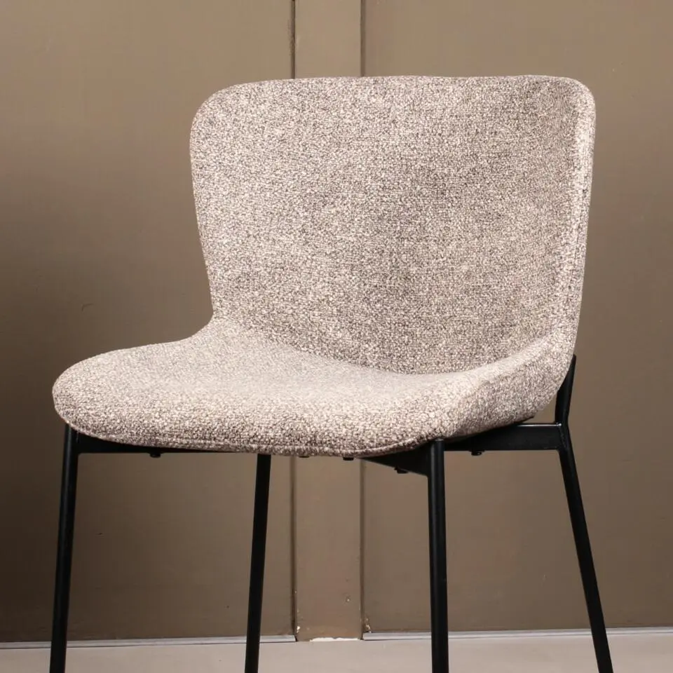 DS4U - Vera eetkamerstoel stof - taupe