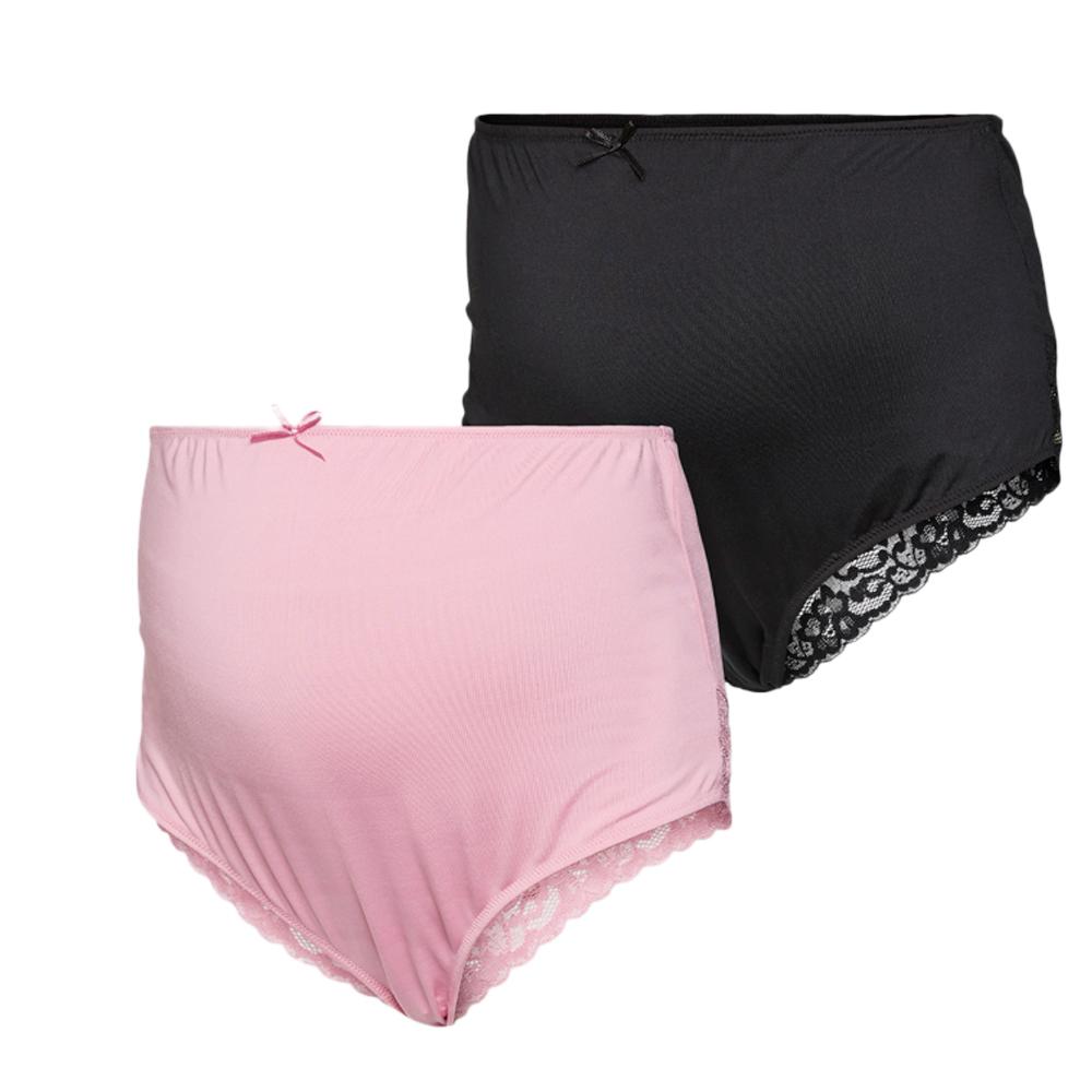 Mamalicious Culottes de Grossesse Noire/Rose Femme Mamalicious 20016174