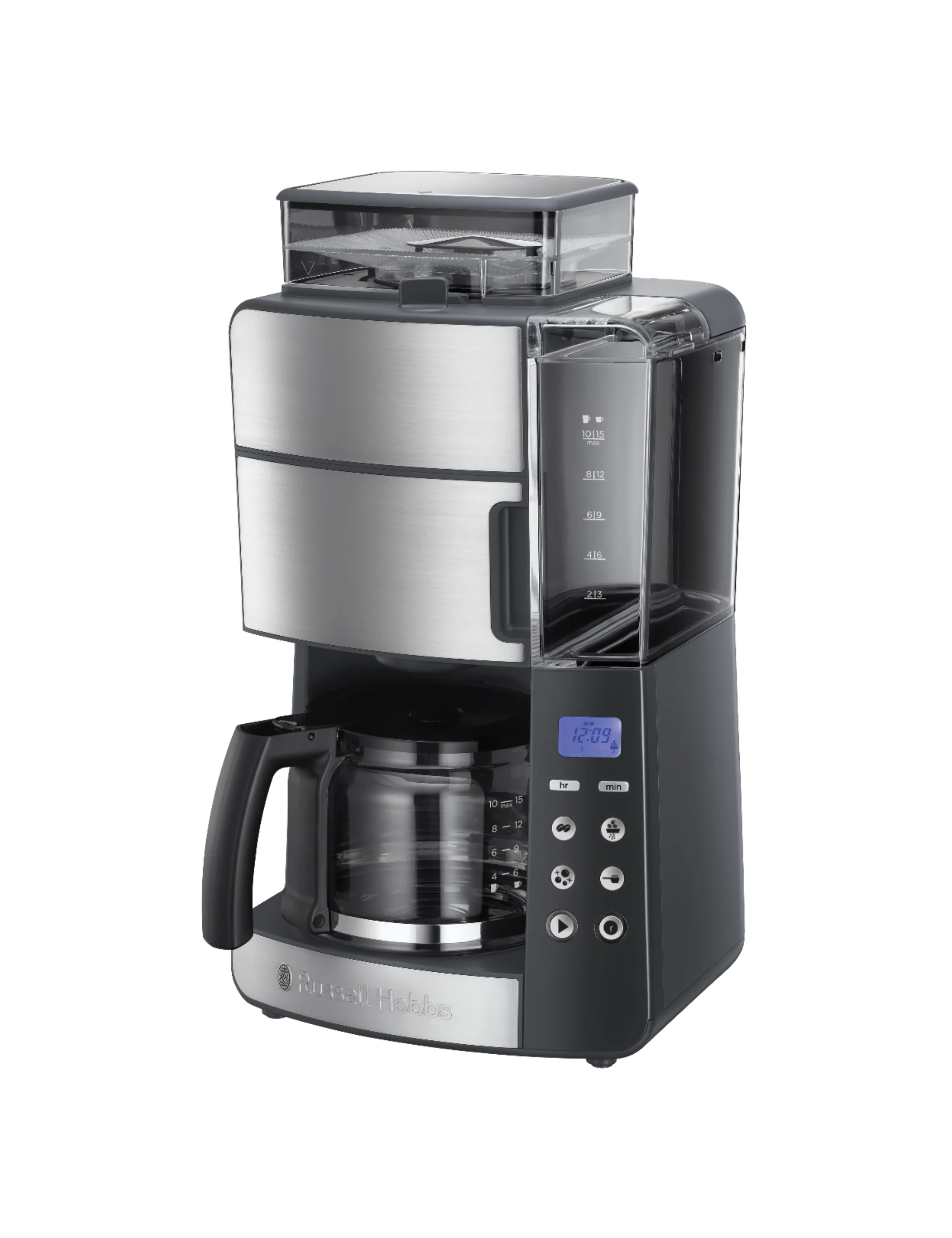 Russell Hobbs  Grind & Brew kaffemaskine - Stål