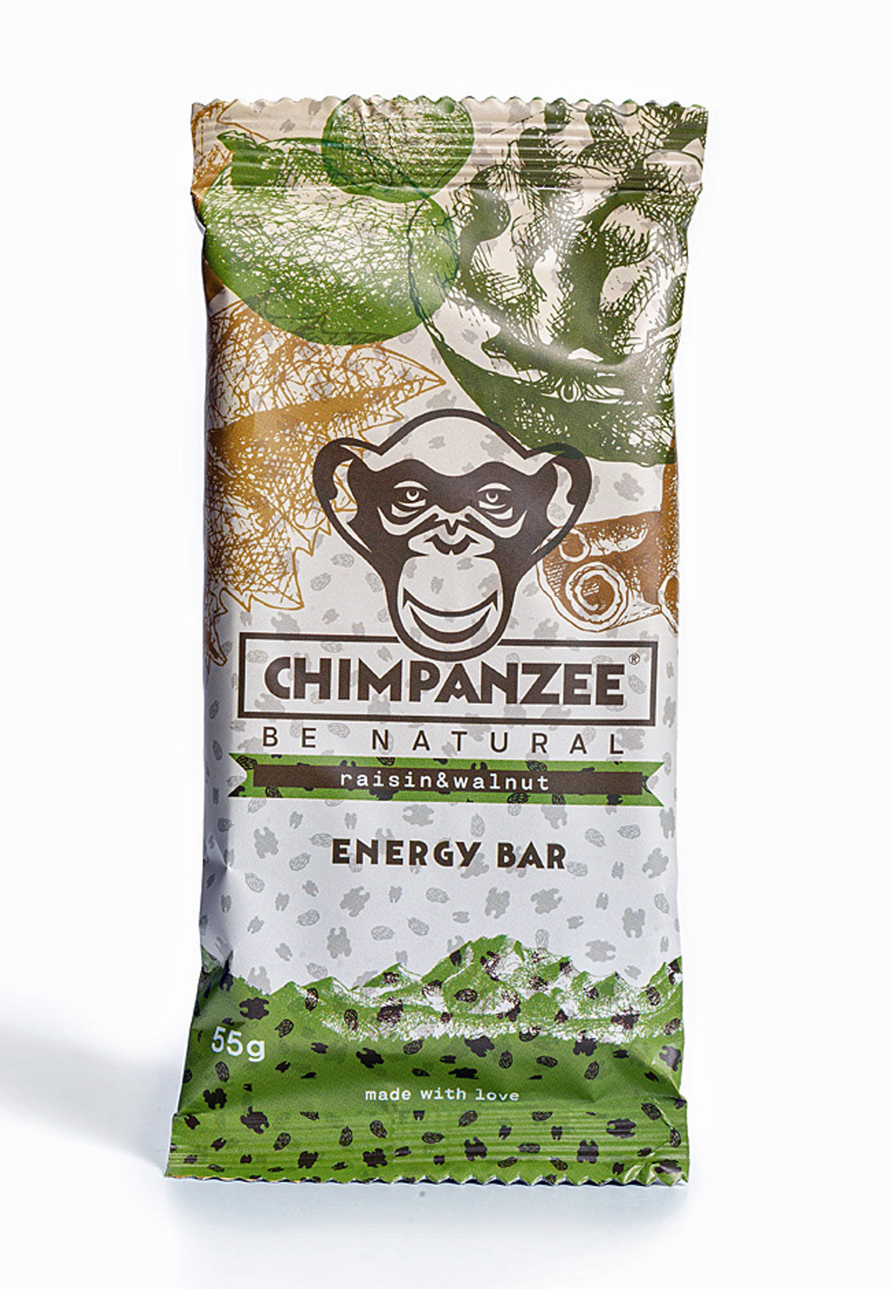 Chimpanzee Energy Bar Raisin & Walnut