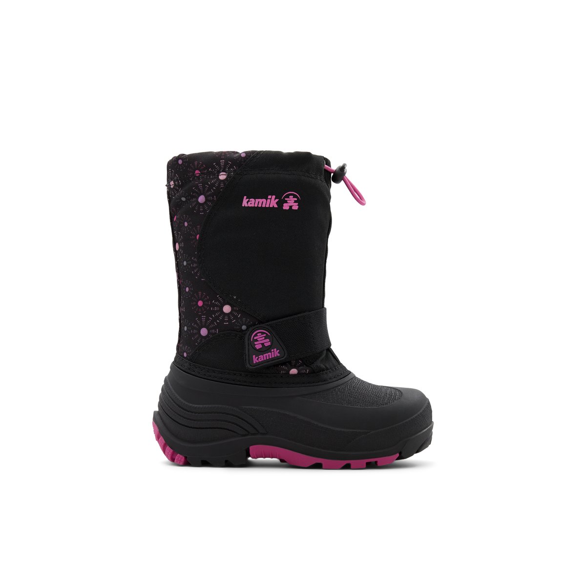 KAMIK-Snowowl4-jg-Bottes d'hiver - Semelle tracteur - Noir