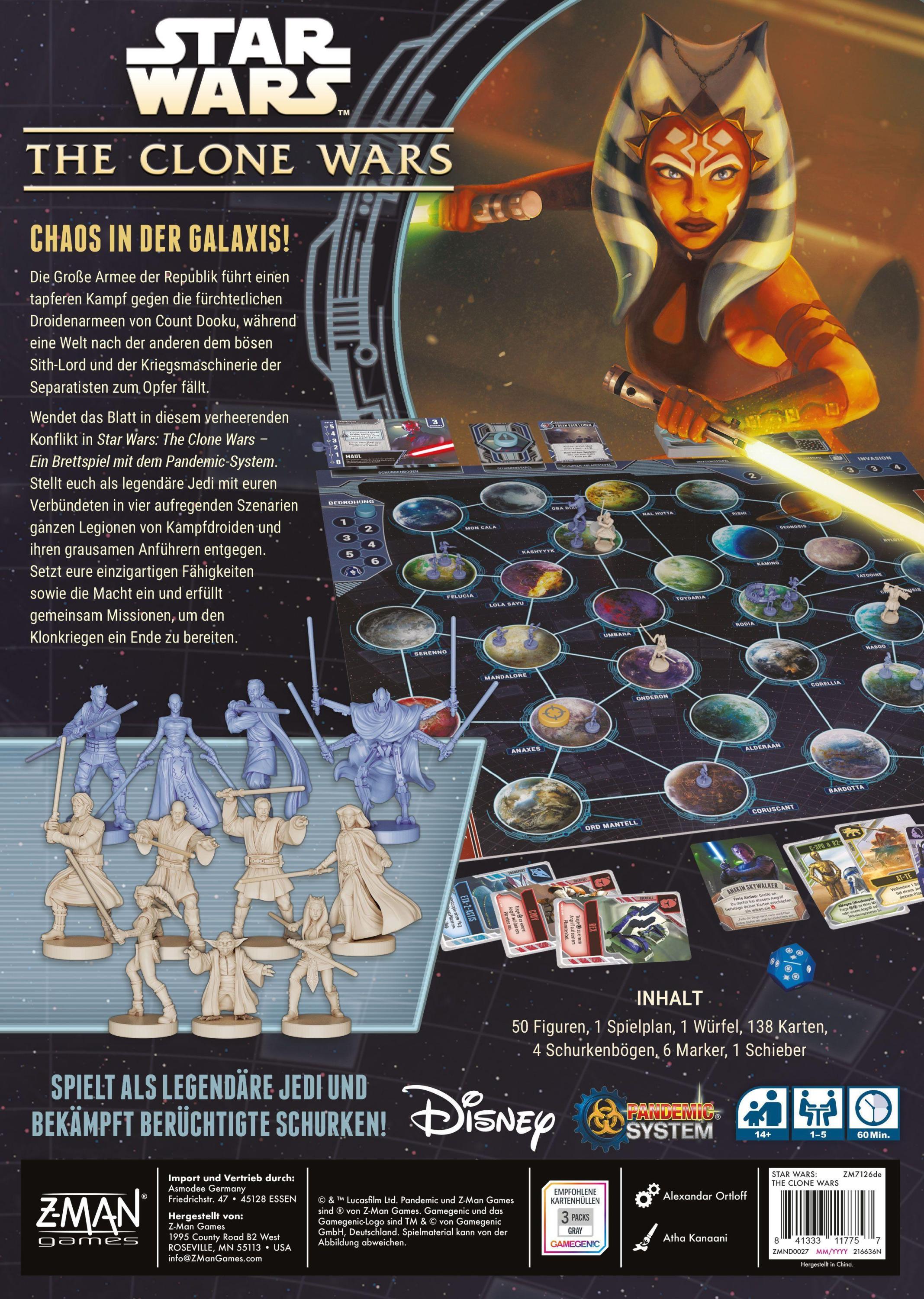 Star Wars The Clone Wars (Ein Brettspiel mit dem Pandemic-System)