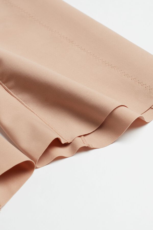Shorts de microfibra crua