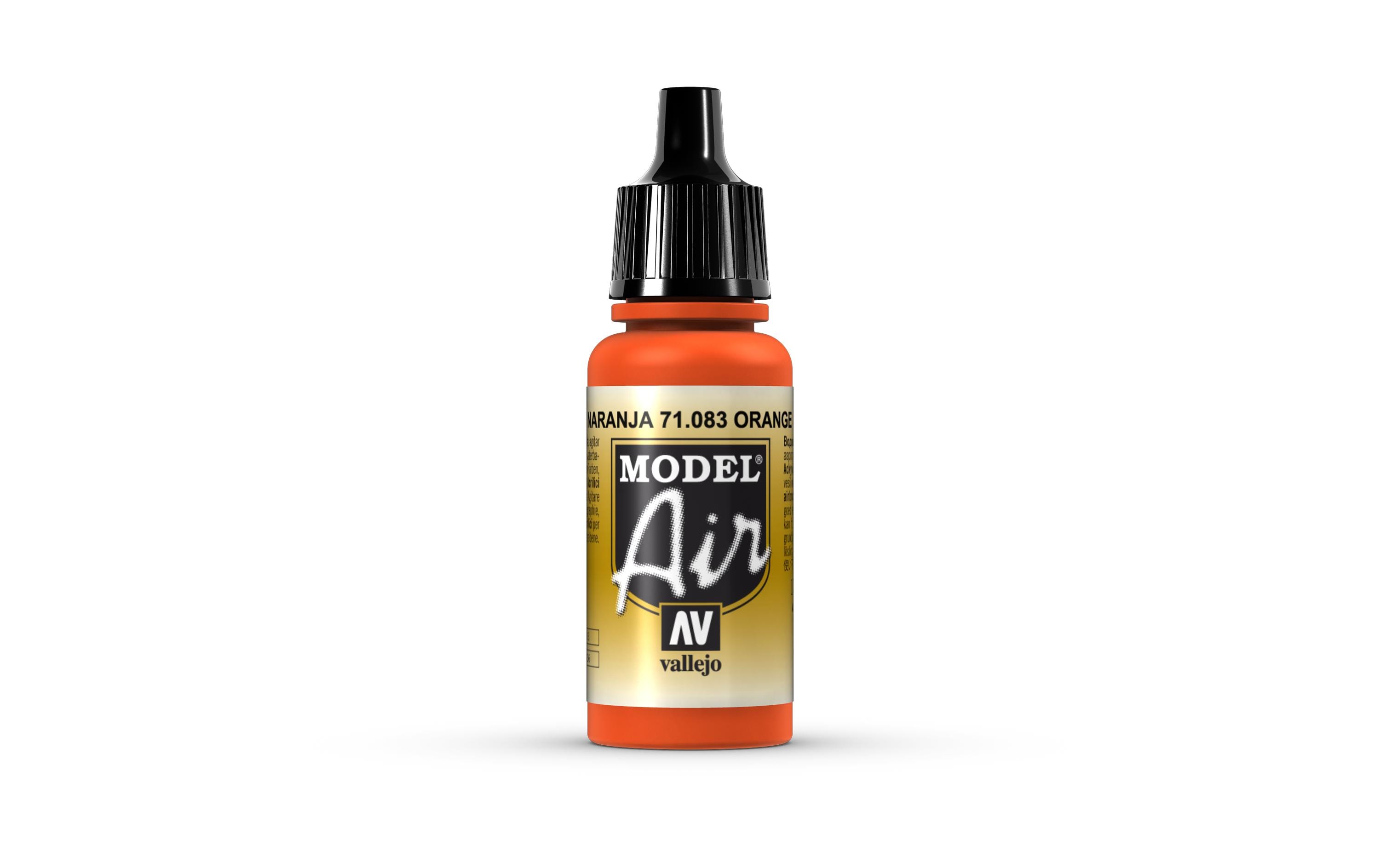 Airbrushfarbe Orange 17 mlAcryl Model Air Color für Airbrush
