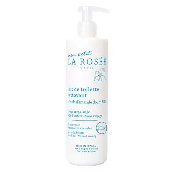 Mon Petit La Rosée Leite de Limpeza Bebê com Óleos Vegetais 400ml