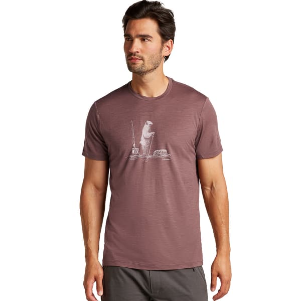 T-shirt randonnée ICEBREAKER M MERINO 150 TECH LITE SS TEE CAROB