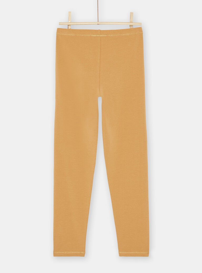 Legging orange fille