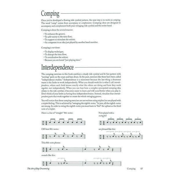 Alfred Music Publishing The Art of Bop Drumming