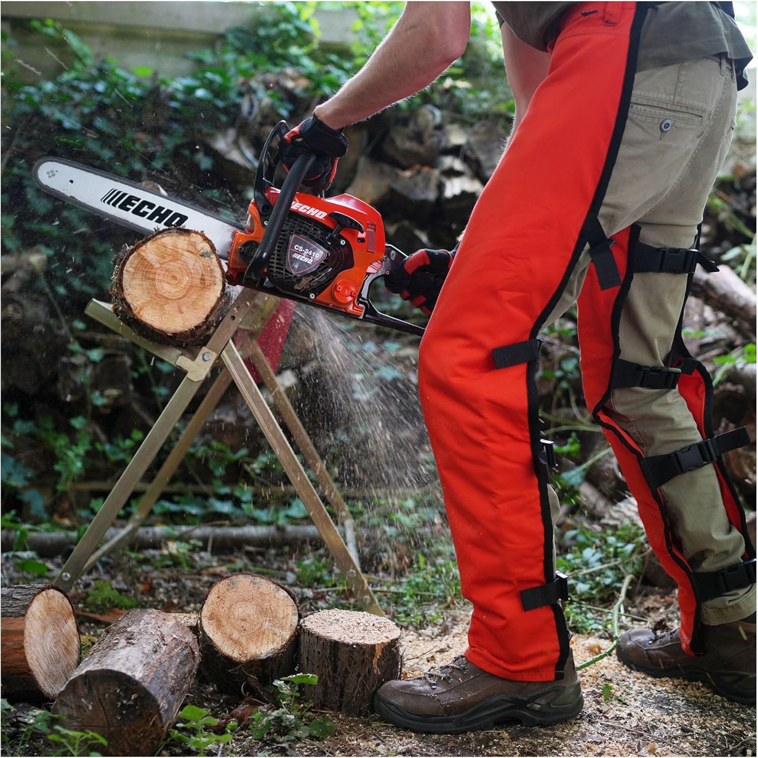 ECHO Benzin Motorsäge, Kettensäge CS3410, 30 cm Schwert, 1,8 PS
