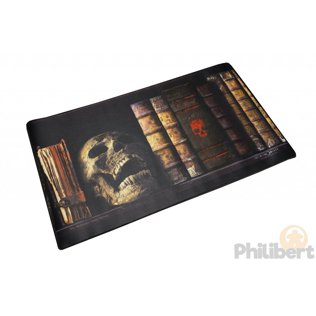 Playmat Infinite Black - Miskatonic Universitys Lower Library
