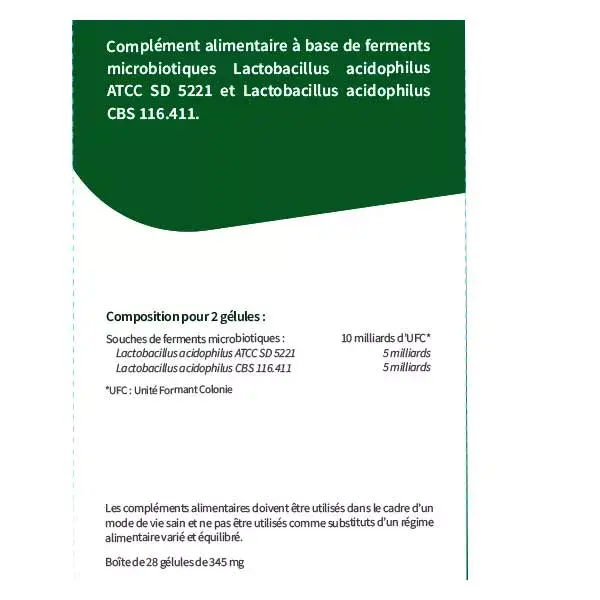 Codifra Normafilus Ferments microbiotiques 28 gélules