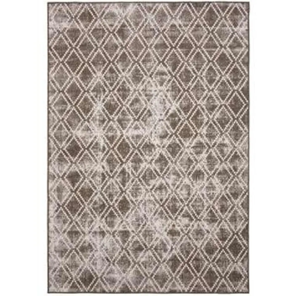 Eva Interior Buiten vloerkleed Frost - Bruin/Wit - 200x290 cm