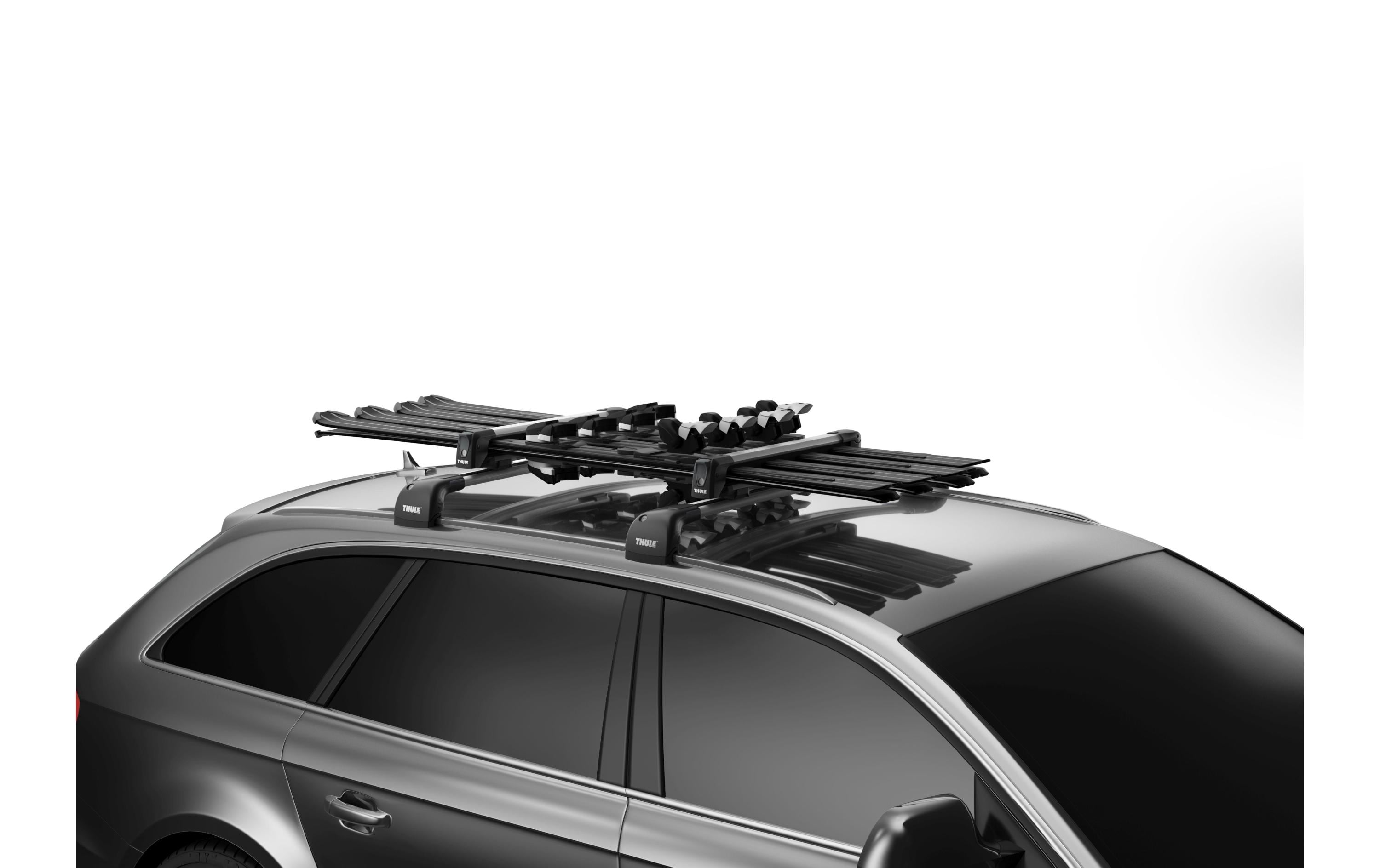 Ski- und Snowboardträger SnowPack L Silber<br>Für 6 Paar Skier oder 4 Snowboards