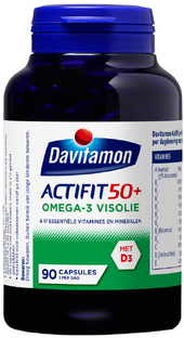 Davitamon Actifit 50 Plus Omega-3 Visolie Capsules 150CP
