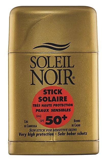 SOLEIL NOIR - CREME STICK SOLAIRE ZONES SENSIBLES IP 50 +