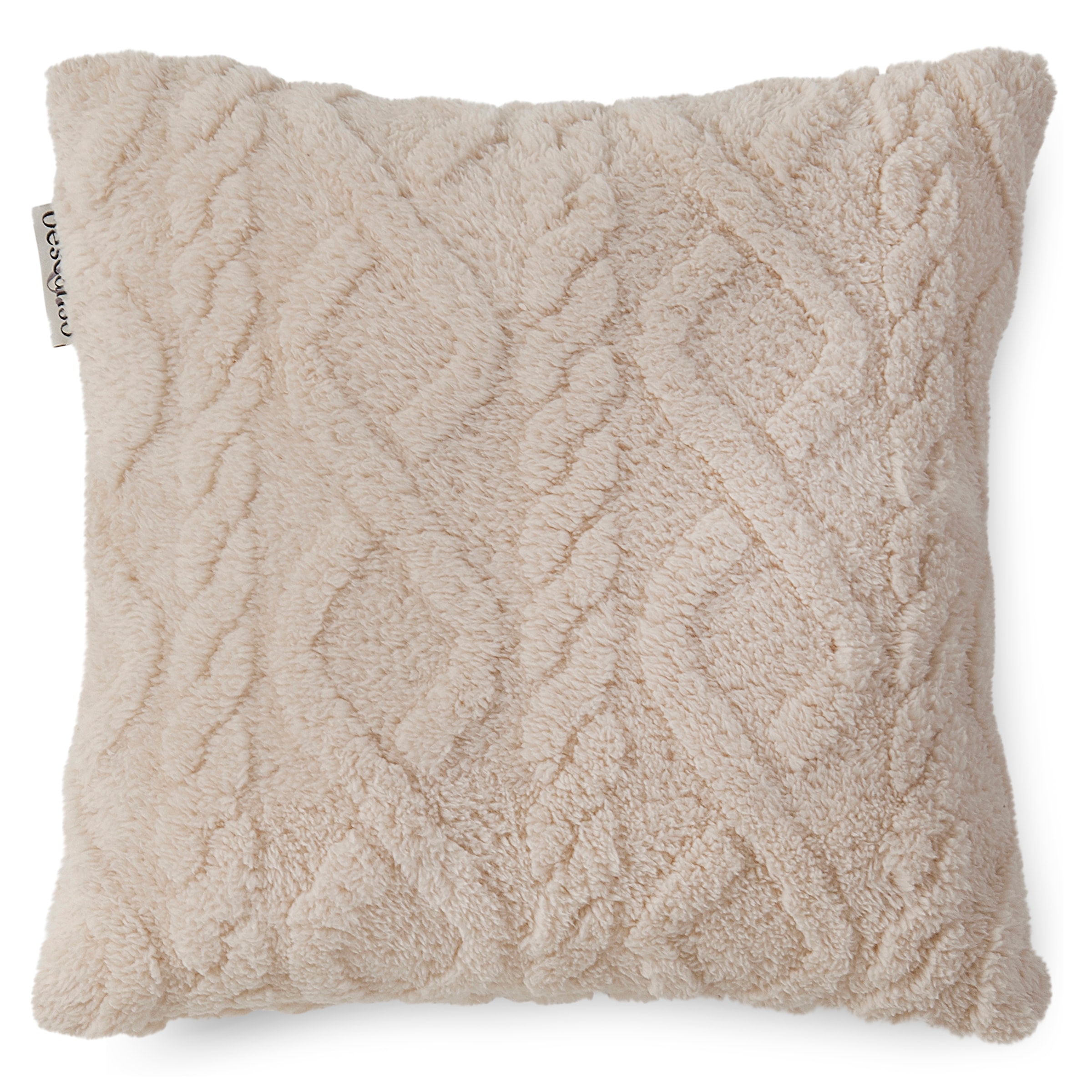Descanso Dekokissen »Jacquard teddy« Dekokissen, Zierkissen, Weich, 40x40 cm, Teddy, Jacquard
