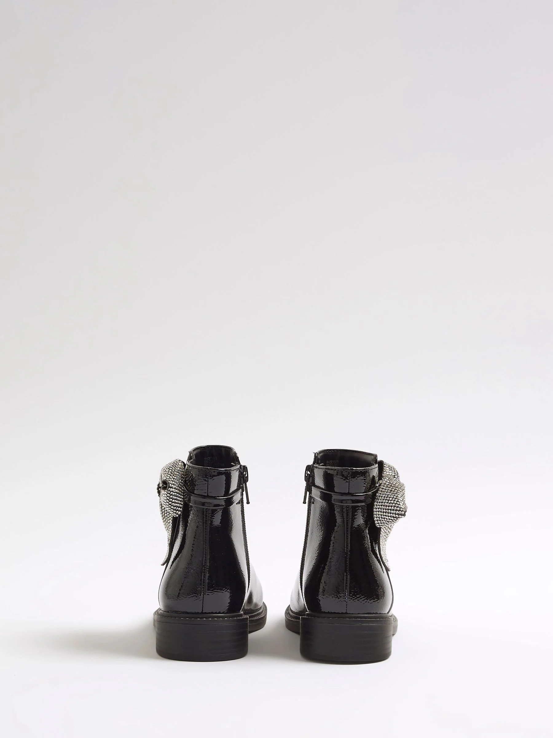 River Island Diamante Bow Boots