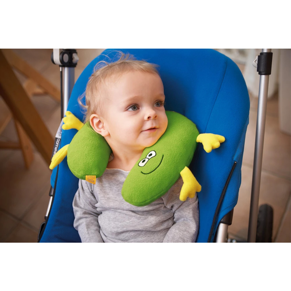 Kids Neck Pillow Kinder Nacken Kissen Reise Kopfstütze (2690G) - Grün