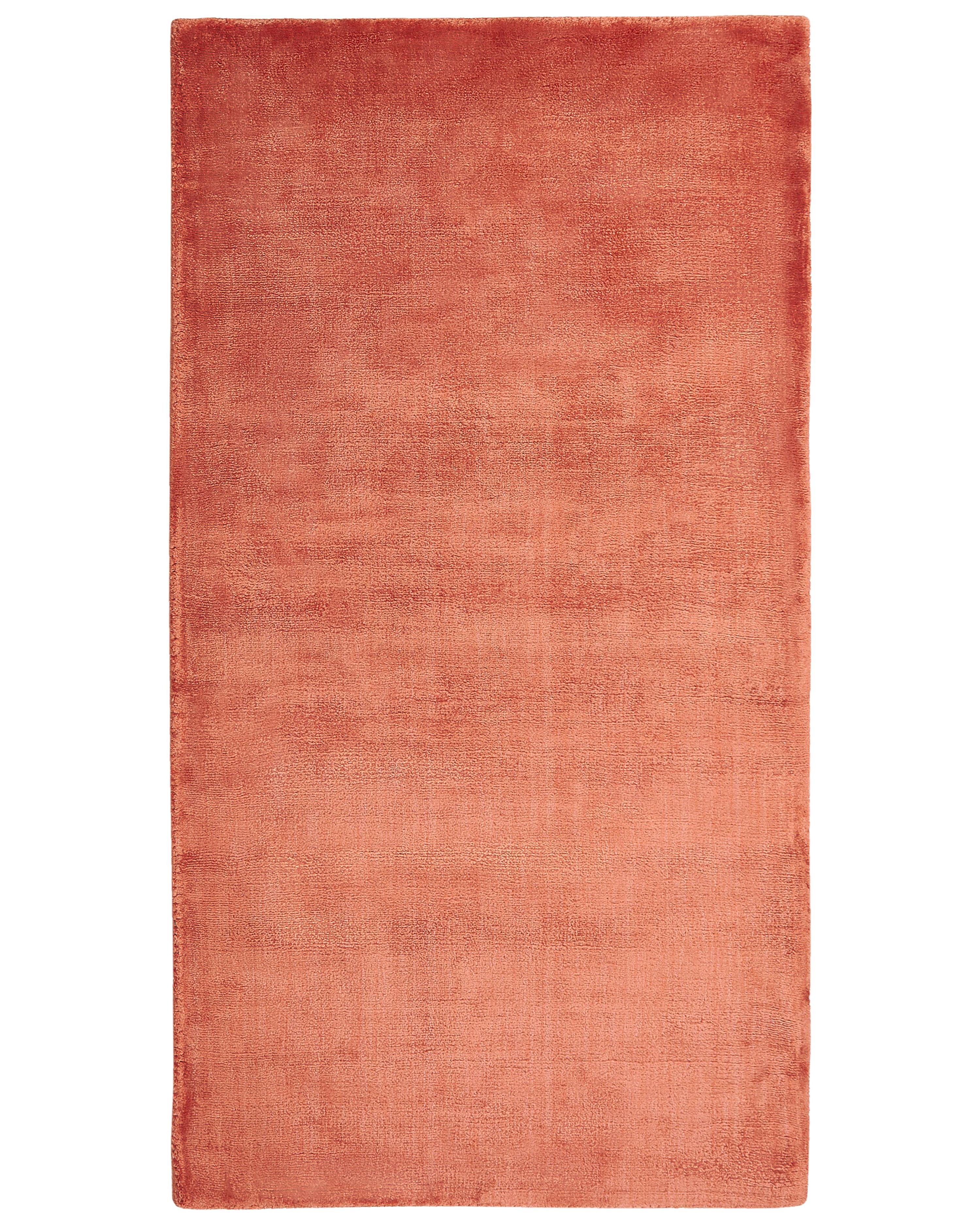Vloerkleed GESI II Oranje 80 x 150 cm Viscose