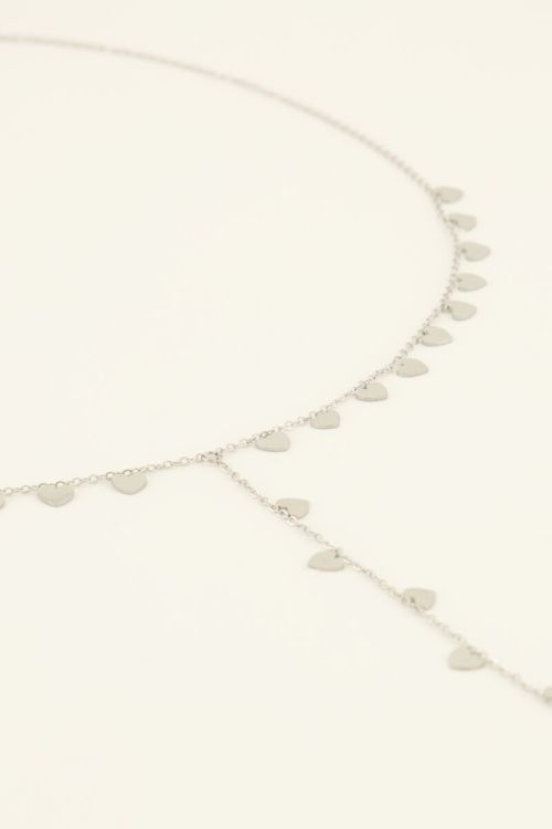 Ketting Y-vorm hartjes